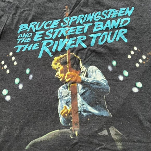 Bruce Springsteen American Apparel Tee Mens L Black River Tour 2016 Shirt - Picture 2 of 7